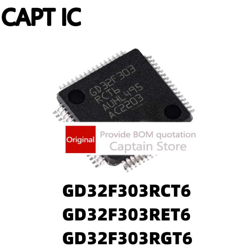 5PCS GD32F303RCT6 303RET6 303RGT6 LQFP64