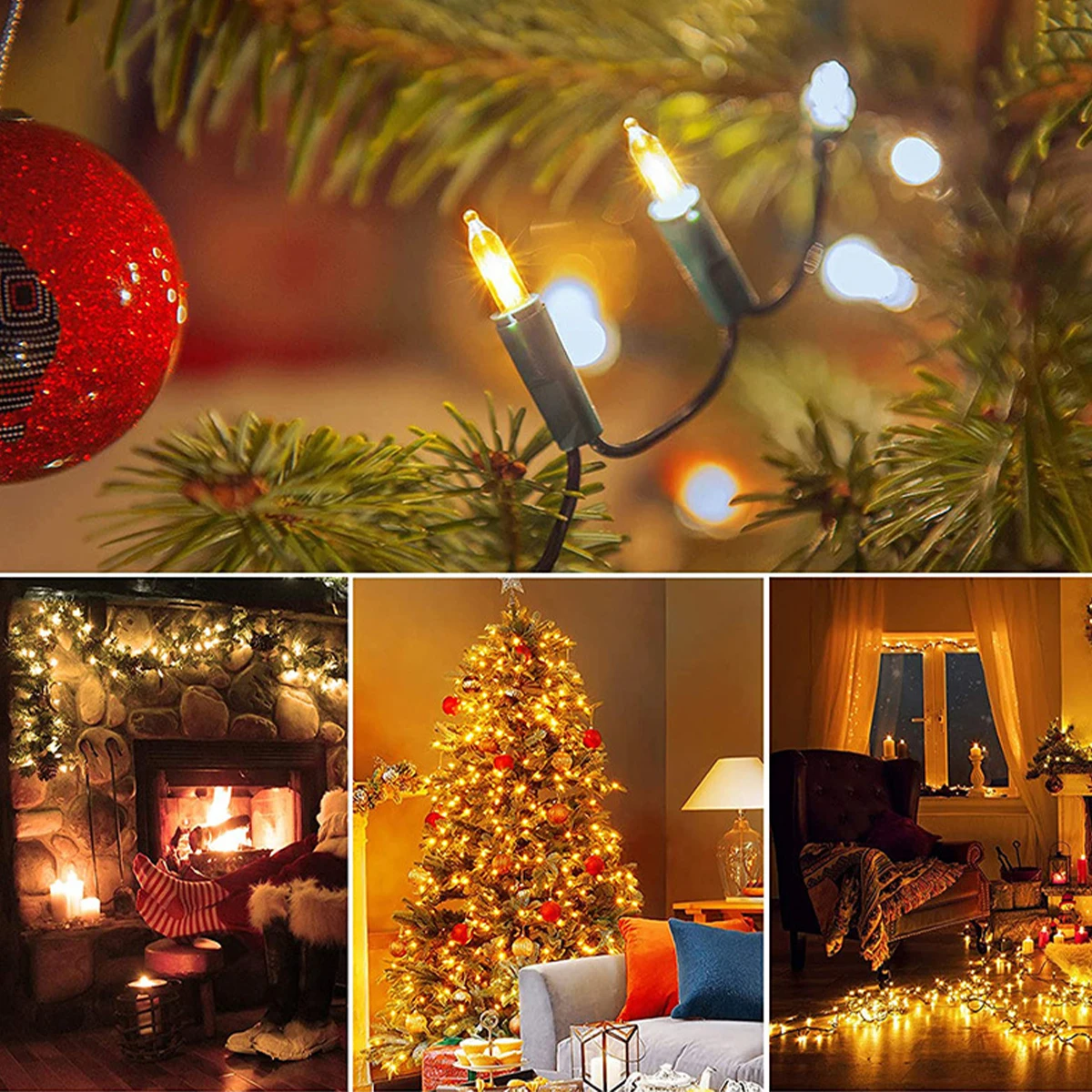 NEW Christmas String Light Battery Operated Christmas Light IP44 Waterproof Wedding Party Fairy String Light Outdoor 50/100 LED