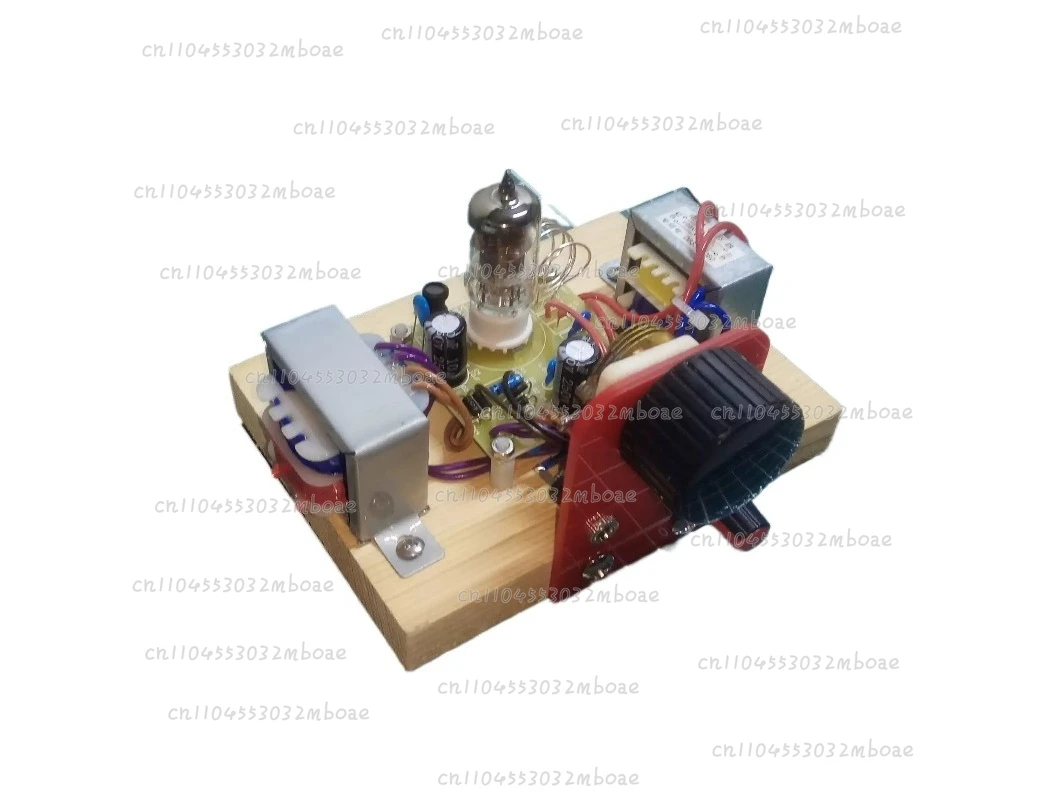 6J1 Electronic Tube Super Regenerative FM Radio DIY Kit Single Lamp Aviation Band TVFM Receiver for Electronics Enthusiasts