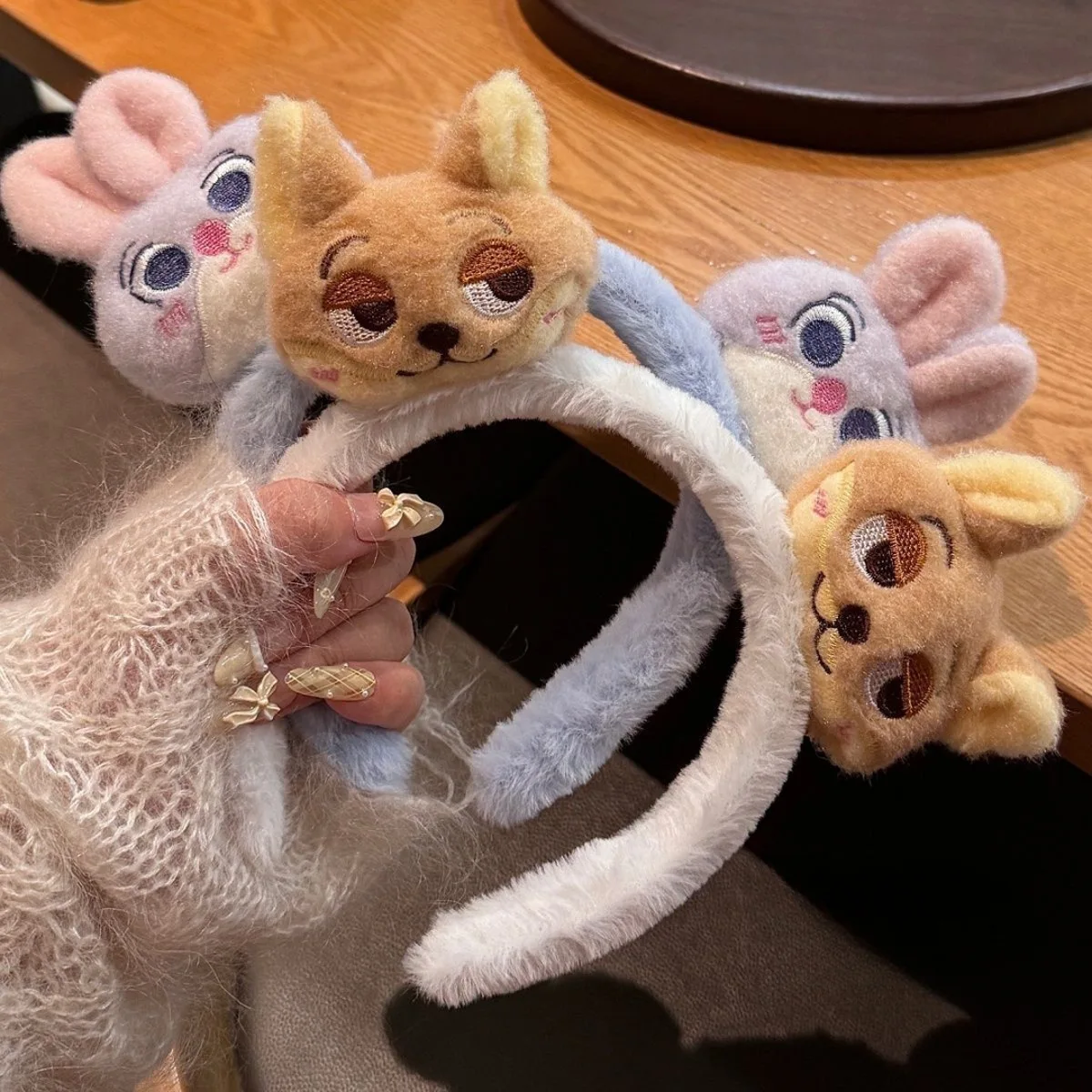 

New Cute Cartoon New For Zootopia 2 Headband For Women Girls Sweet Versatile Hairbands Funny Hair Accessories Birthday Gifts