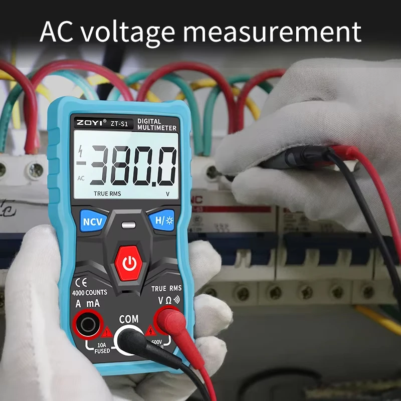 ZOYI S1/2/3 Digital Multimeter Tester Autoranging True RMS Automotriz Mmultimetro with NCV LCD Backlight Flashlight like RM403B