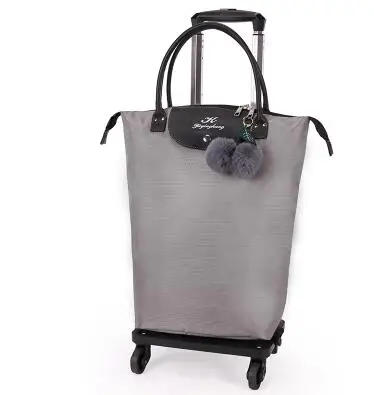 New Women Wheeled Carry On Trolley Bag Travel Rolling Luggage Suitcase