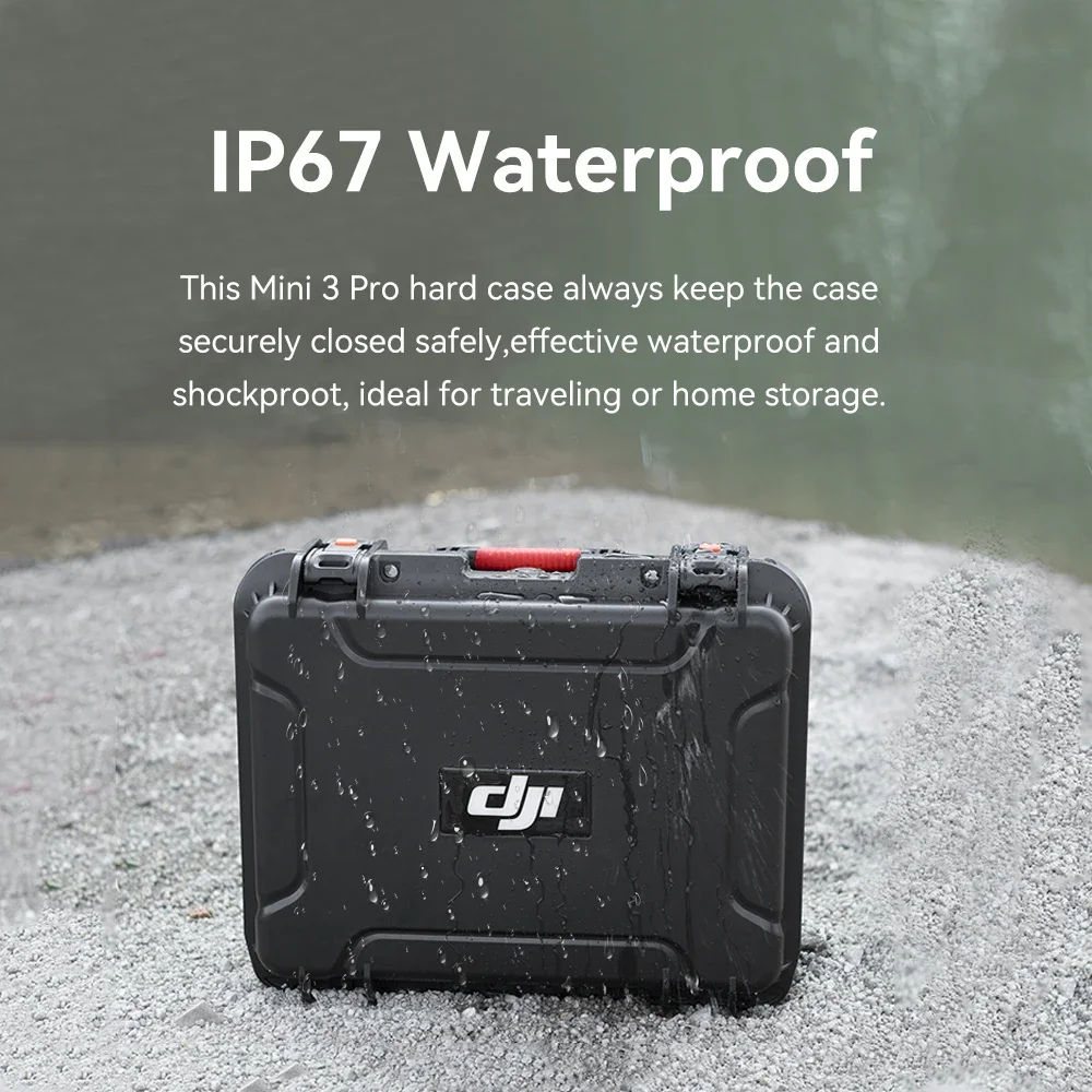 Storage Case for DJI Mini 3 Pro Portable Suitcase Hard Shell Waterproof Case Explosion-proof Carrying Box Drone Accessories