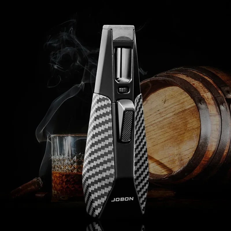 2024 Kitchen Cigar Outdoor Camping BBQ Metal Welding Big Jet Flame Windproof Torch Lighter Without Butane Gas Gifts For Men