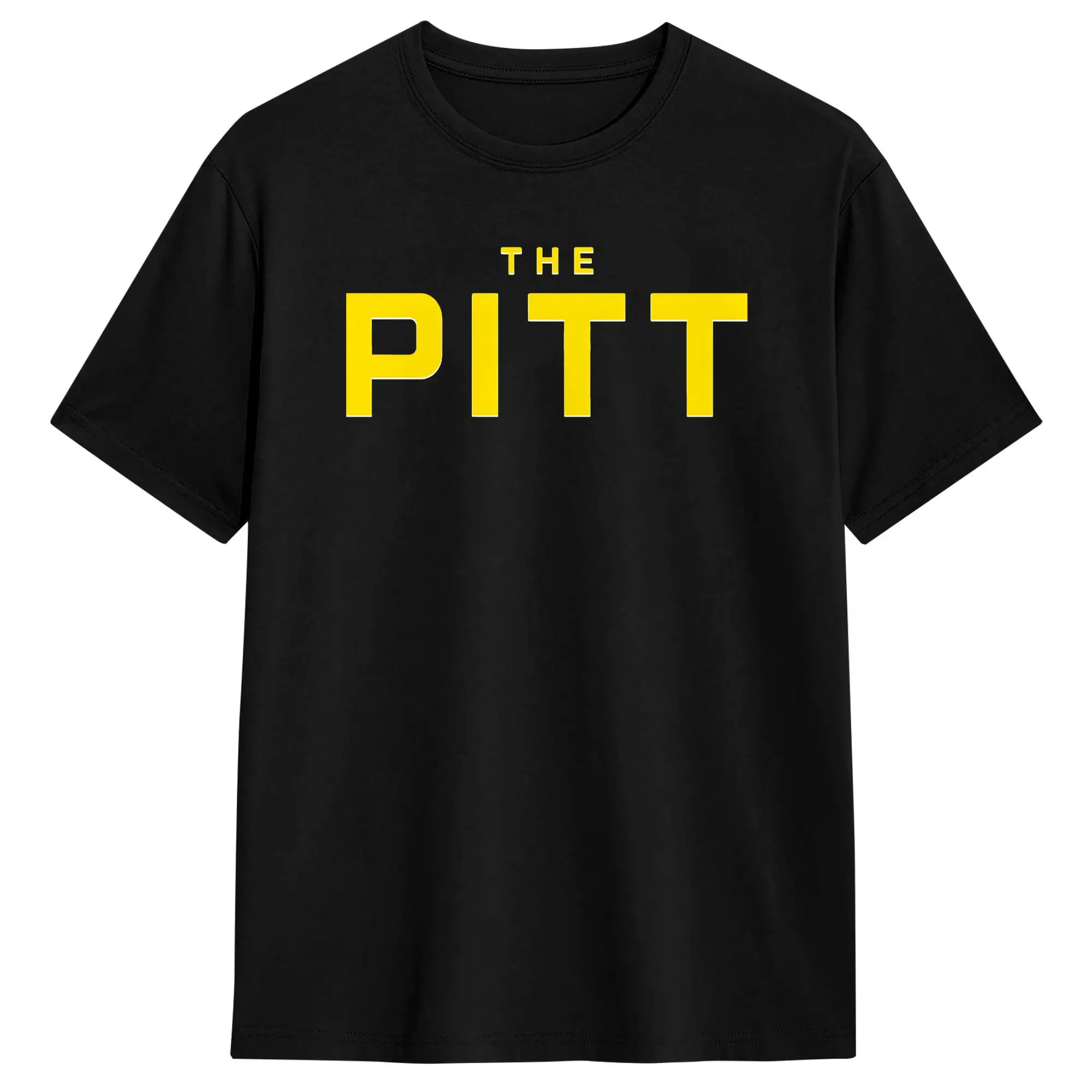 Men's T-Shirts TV Series The Pitt Fun 100% Cotton Tee Shirt Short Sleeve  T Shirt Crewneck Tops Summer