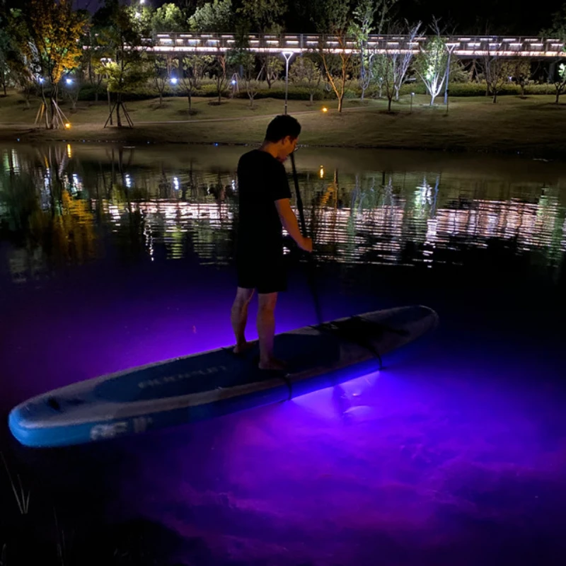 AddFun Cool Paddle Board Lights wodoodporne kolorowe diody Led Light do deski surfingowej Standup aluminium trwałe akcesoria do deski wiosłowej