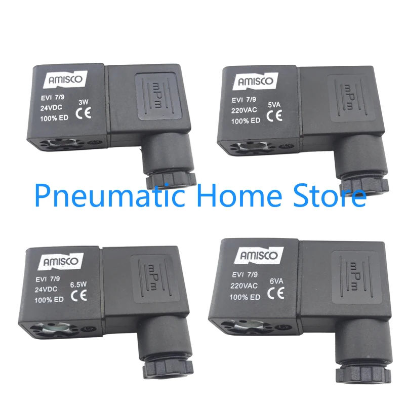 

EVI 7/9 220V 6VA/5VA/5.5VA 24V 6.5W/4.8W/3W AMISCO Solenoid Valve Coil
