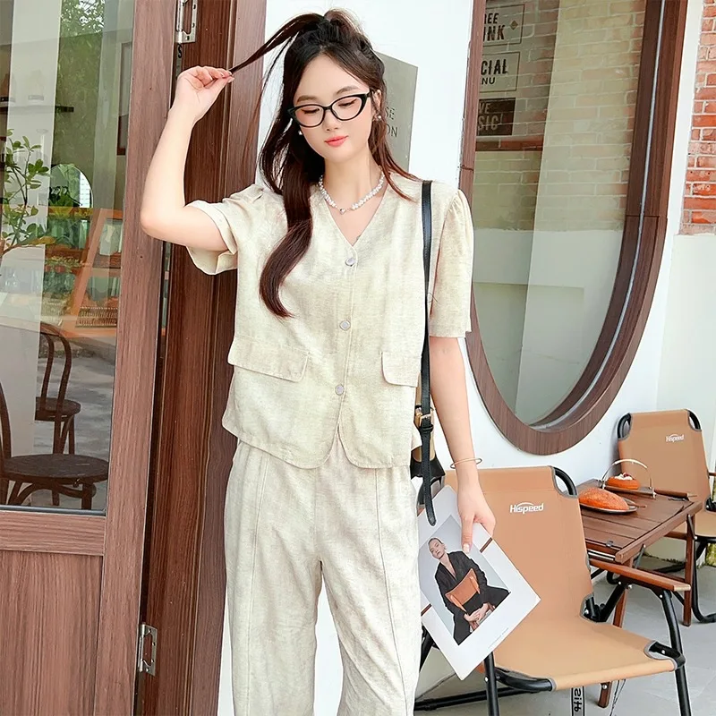 2024 Fashion Full Length Casual Pants for Women Pant Sets Tie Dye Pant Suits Pant Suits New Ywo Piece Set New Sale 여성여름옷