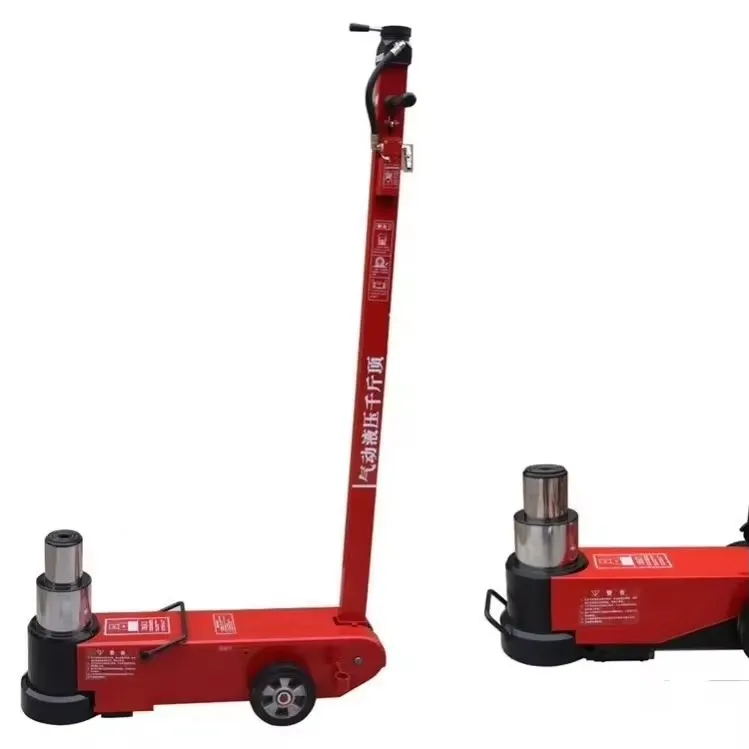 CE Certified 50 Ton Folding Arm Air Truck Jack Alloy Steel High Quality 1 Year Warranty Customizable Color for Car Repair Tire