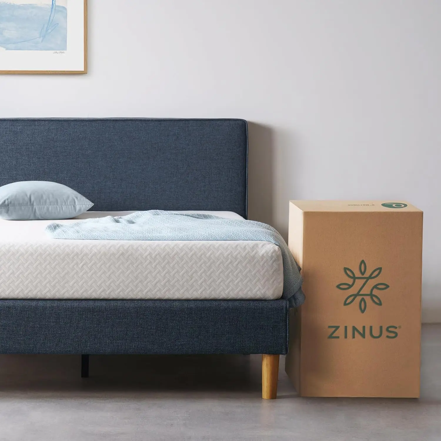 

8 Inch Green Tea Cool Feel Memory Foam Mattress Twin Mattress in A Box with Compact WONDERBOX Packaging CertiPUR-US Certified