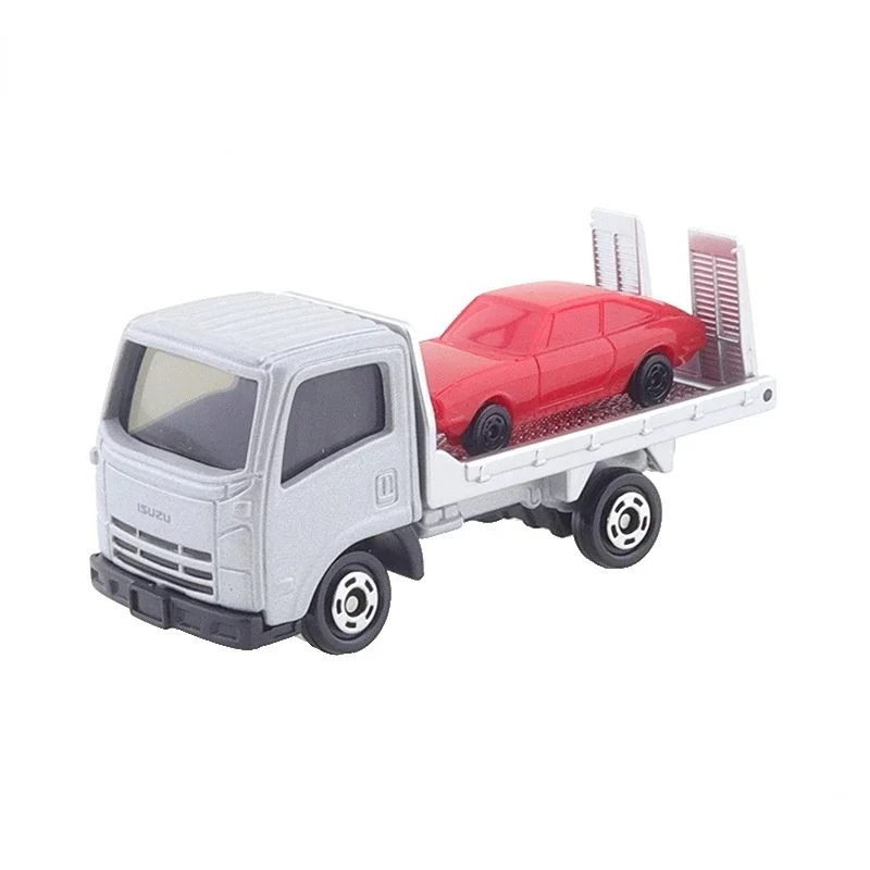 Takara tomy tomica ásia original AO-02 isuzu transportadora caminhão liga brinquedo veículo a motor diecast metal modelo carro brinquedos para meninos presentes