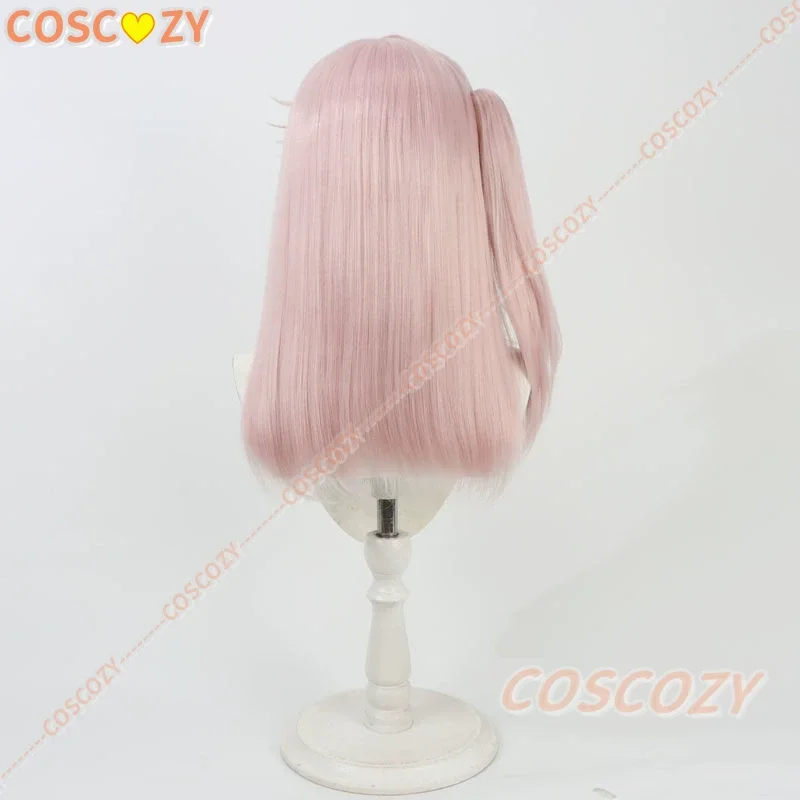 FGO Fate Pink Pigtail 50cm Heat Resistant Synthetic Hair Einzbern Cosplay Wig Role Play Halloween Party Carnival + Free Wig Cap