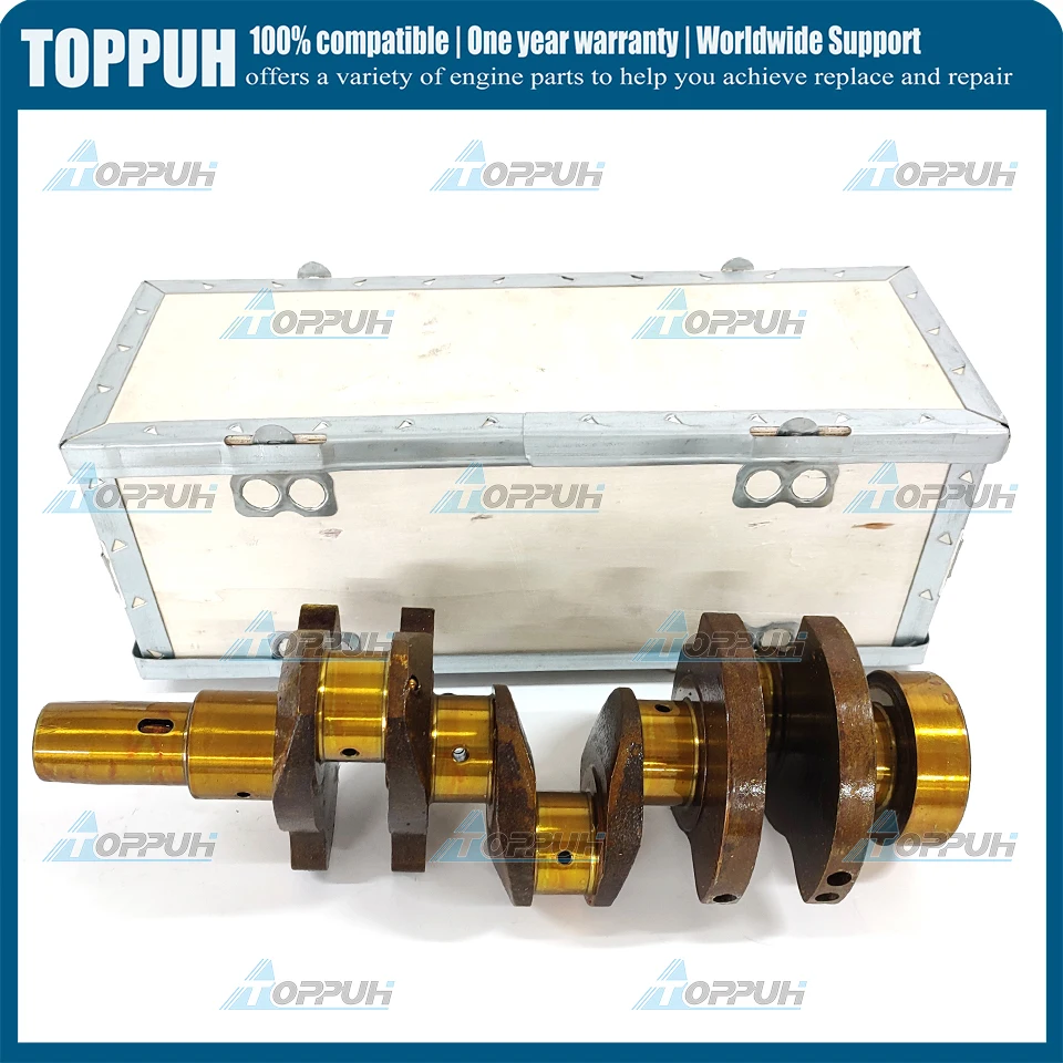 For Yanmar 3TNE84T For John Deere Tractor 4475 Mini Loader 1pc New 3TNE84 Crankshaft