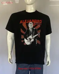 Alejandro Sanz # La ragazza 2021 Tour T-Shirt nera A 2 lati, grado A, grande da uomo