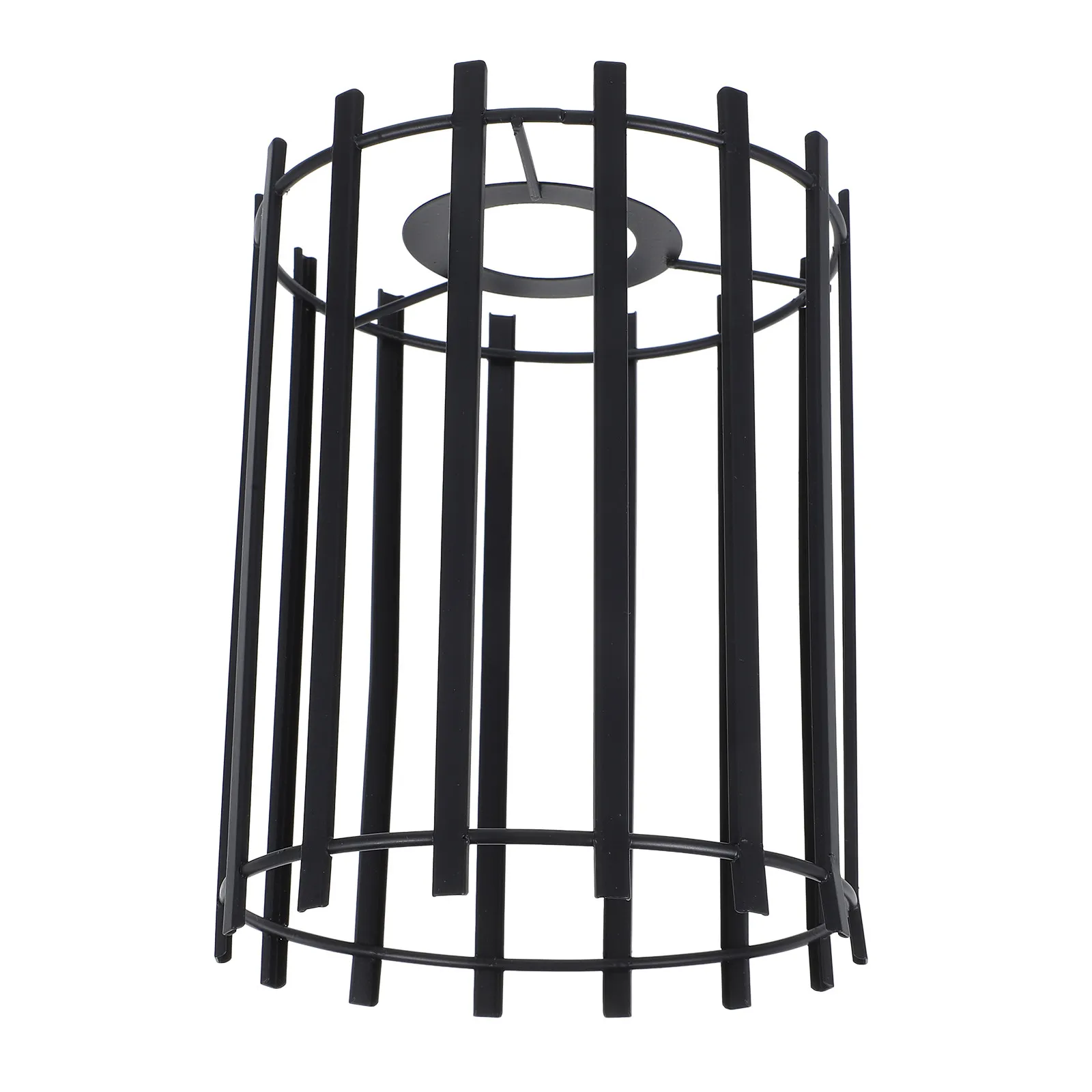 Geometric Pendant Light Shade Iron Hollow Metal Wire Cage Lamp Guard Replacement Ceiling Pendant Light Fixture for Living Room