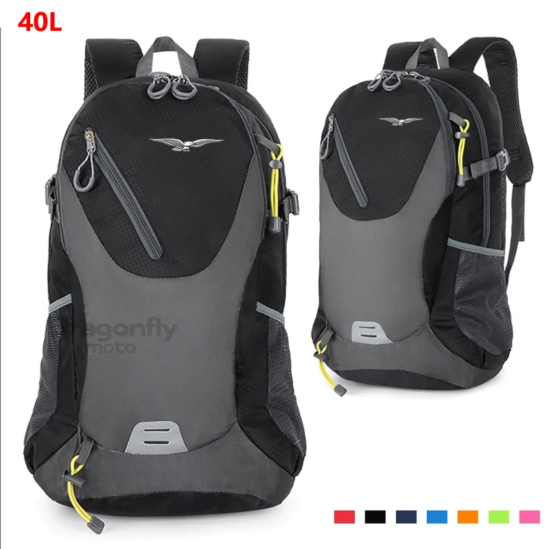 

For Moto Guzzi Breva 850 1100 1200 GRISO BREVA 1100 NORGE 1200 GT8V BREVA 750 V7 Racing travel Men waterproof Backpack Bag Motor