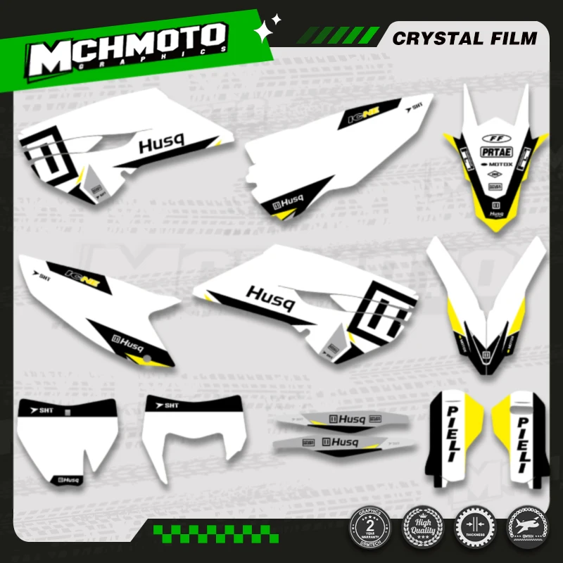 

MCHMFG Motorcycle Custom Graphic Decal Stickers Kits For Husqvarna TE FE 125 250 350 450 TE250 2014 2015 2016 TC FC TX 2014 2015