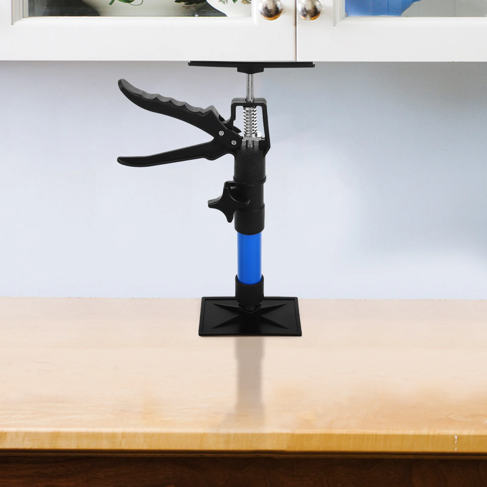 تلسكوبي خزانة جاك دعم القطب ارتفاع قابل للتعديل للحمام الغرور مرآة خزانة تركيب لا توجد أدوات مطلوبة سهلة DIY بها بنفسك #2