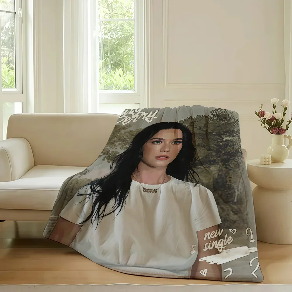 Katy Perry Inspired Bandaids Soft Warm Throw Blanket for Sofa Bed Office Travel Camping Plane Reading Relaxing Sleeping