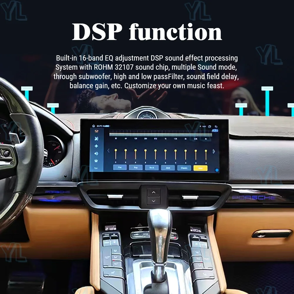 Y Car Radio For Porsche Cayenne 2010-2017 GPS Navigation Multimedia Video Player HD Auto Stereo Carplay 4G DSP Audio Head Unit