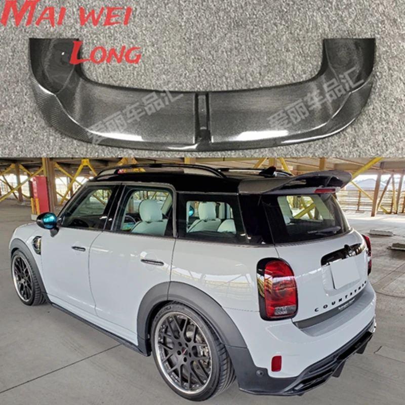 For BMW MINI Countryman F60 2017-2023 Carbon Fiber / FRP Spoiler Car-Styling Tail Wing Modified Exterior Accessories