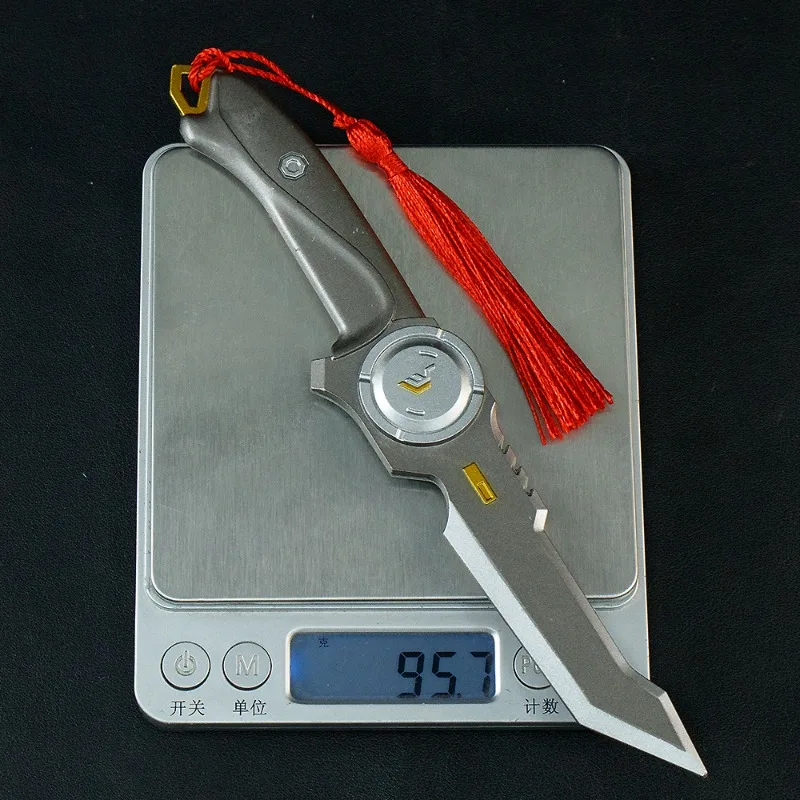18cm Valorant Task Force 809 Alloy Game Model Unsharpened Collectible Desktop Ornament Cosplay Prop Display Gift for Game Fans