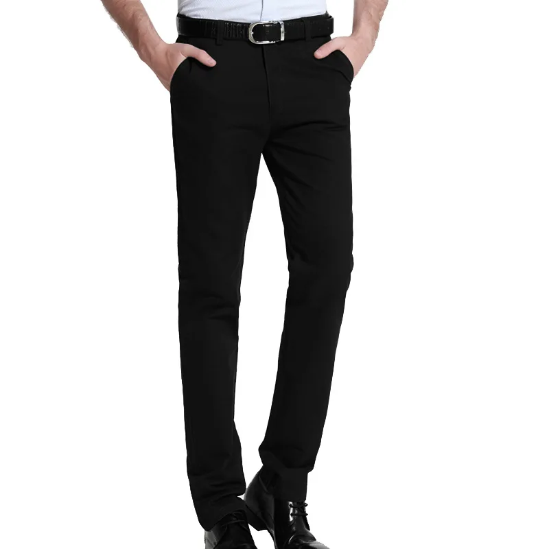 2023 primavera e l'estate pantaloni Casual da uomo sottili Slim Fit Fashion Business pantaloni dritti pantaloni da uomo stile classico