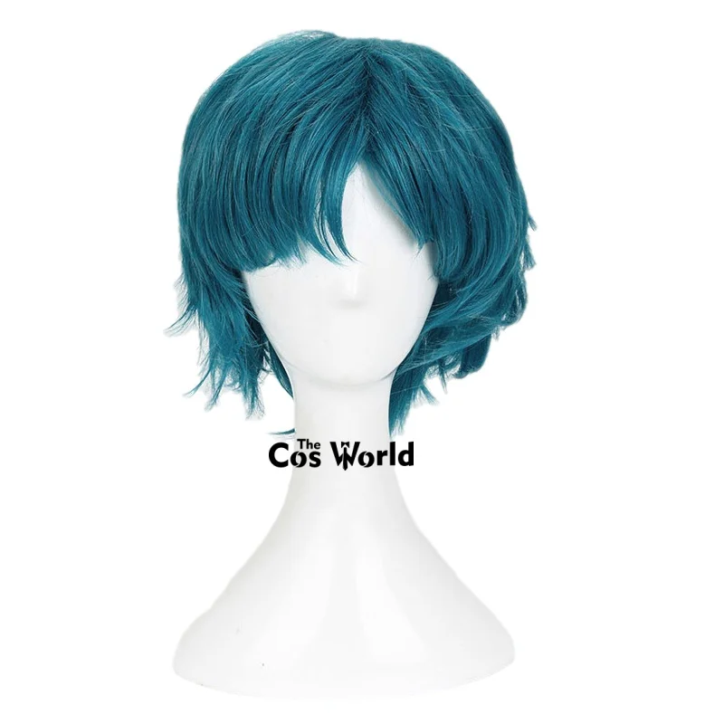 

Сейлор Меркурий Ami 25 см короткие Хэллоуин аниме косплей парики волокно термостойкие синтетические волосы + шапочка для парика