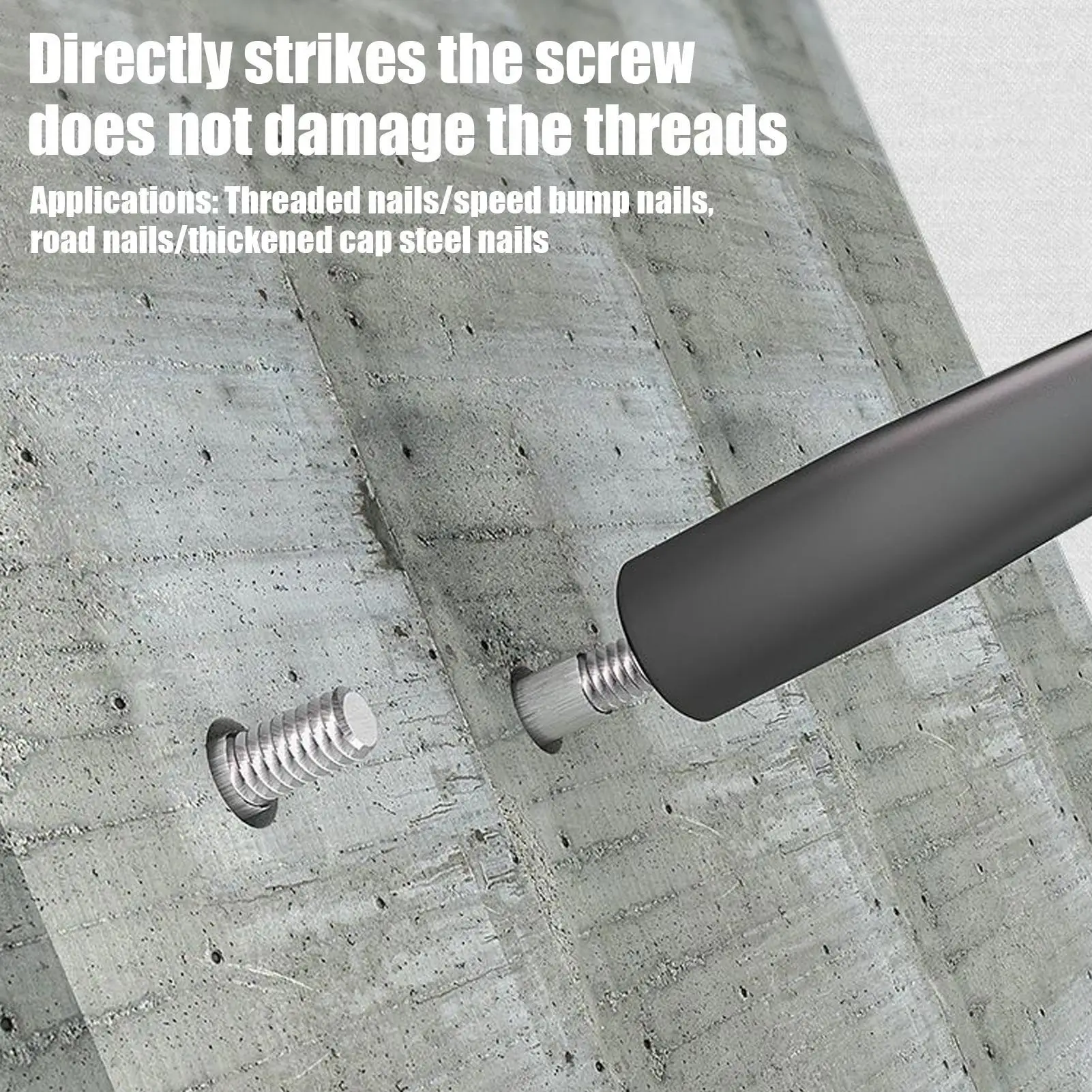 Expansion Nail Punch Head Electric Hammer Installation Tip Round Square Security Door Window Household Building Hardware Tool