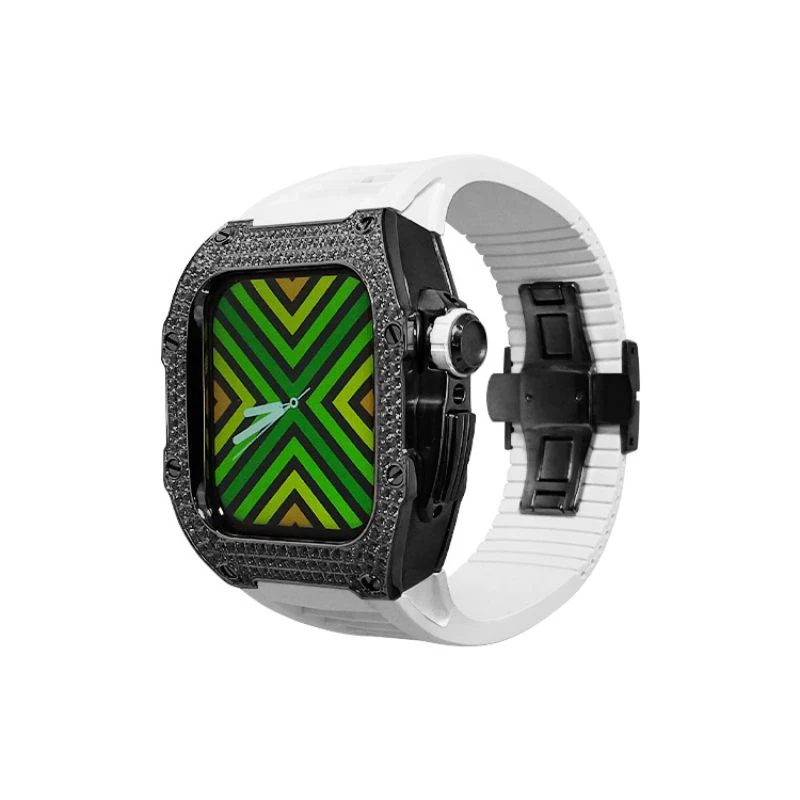 Luxury Carbon fiber Protector Cover For Apple watch Ultra case for iWatch series Accessories