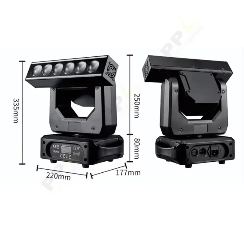 2026/Infinity Rotation 6*20W RGBW LED Moving Head Beam Bar Light Stage Lights for DJ Disco Party Dance Club
