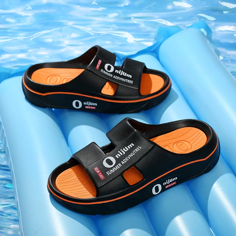 Men Slippers EVA High Quality Comfortable Soft Bathroom Non Slip Bedroom Women Sandals Cute Summer Brand Casual Design Luxury