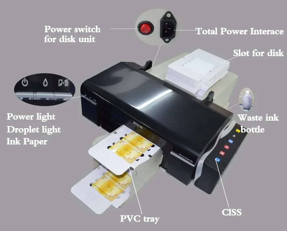 Wholesale Price Multifunction Plastic PVC Printer Business Blank PVC Card Printer