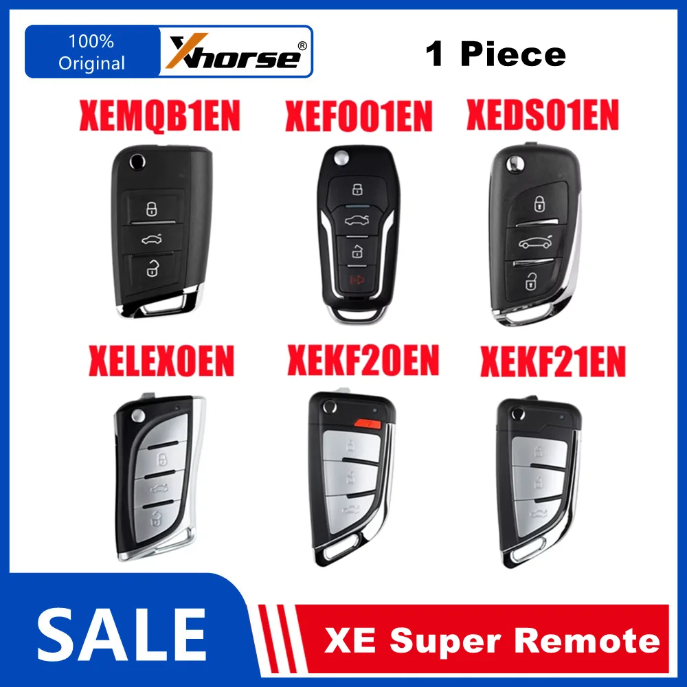 1 Piece Xhorse XE Super Remotes Smart Keys built-in VVDI Super Chip XEDS01EN XEMQB1EN XEFO01EN XEKF20EN XEKF21EN XELEX0EN