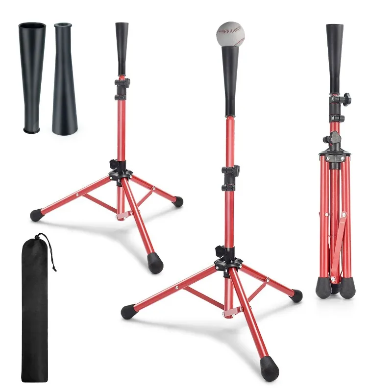 

Регулируемая подставка для отработки ударов по бейсболу и софтболу, портативная передвижная тренировочная стойка-Т-образная рама для юношей и взрослых