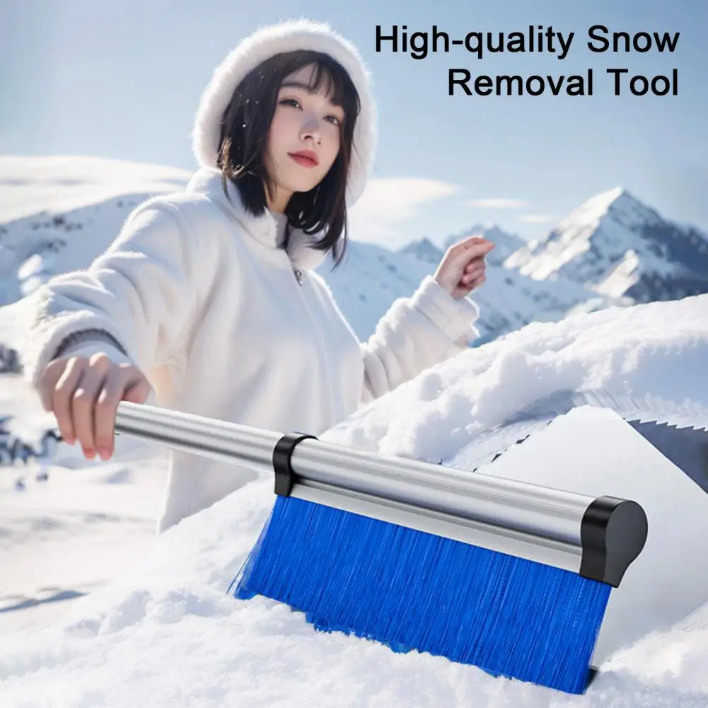 Car Snow Shovel Ice Scraper Brush Telescopic Retractable Snow Removal Tool Winter Weather Car Accessory