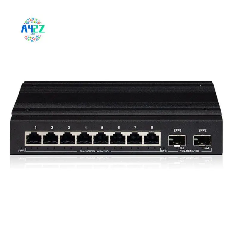switch-ethernet-a42z-25gb-a-8-porte-25gbase-t-non-gestito-con-2-porte-sfp-plug-and-play-per-homelab