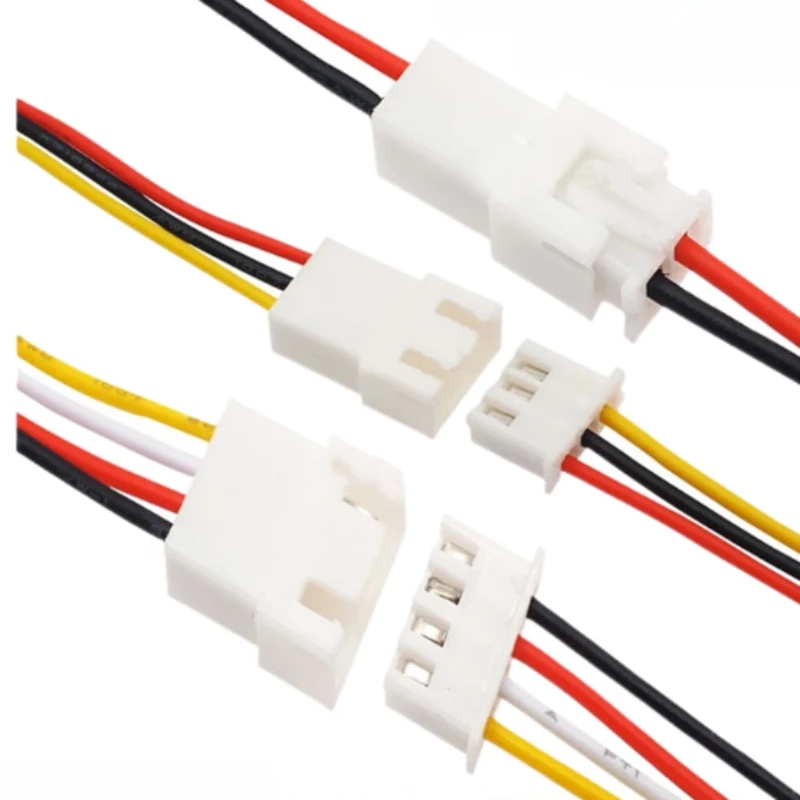 10คู่2.54มม. 2/3/4/5/6พิน XH2.54ฝาครอบกันฝุ่น XH ปลั๊กตัวผู้และตัวเมียสายชาร์จแบตเตอรี่100มม. 150มม. 200มม. 26AWG