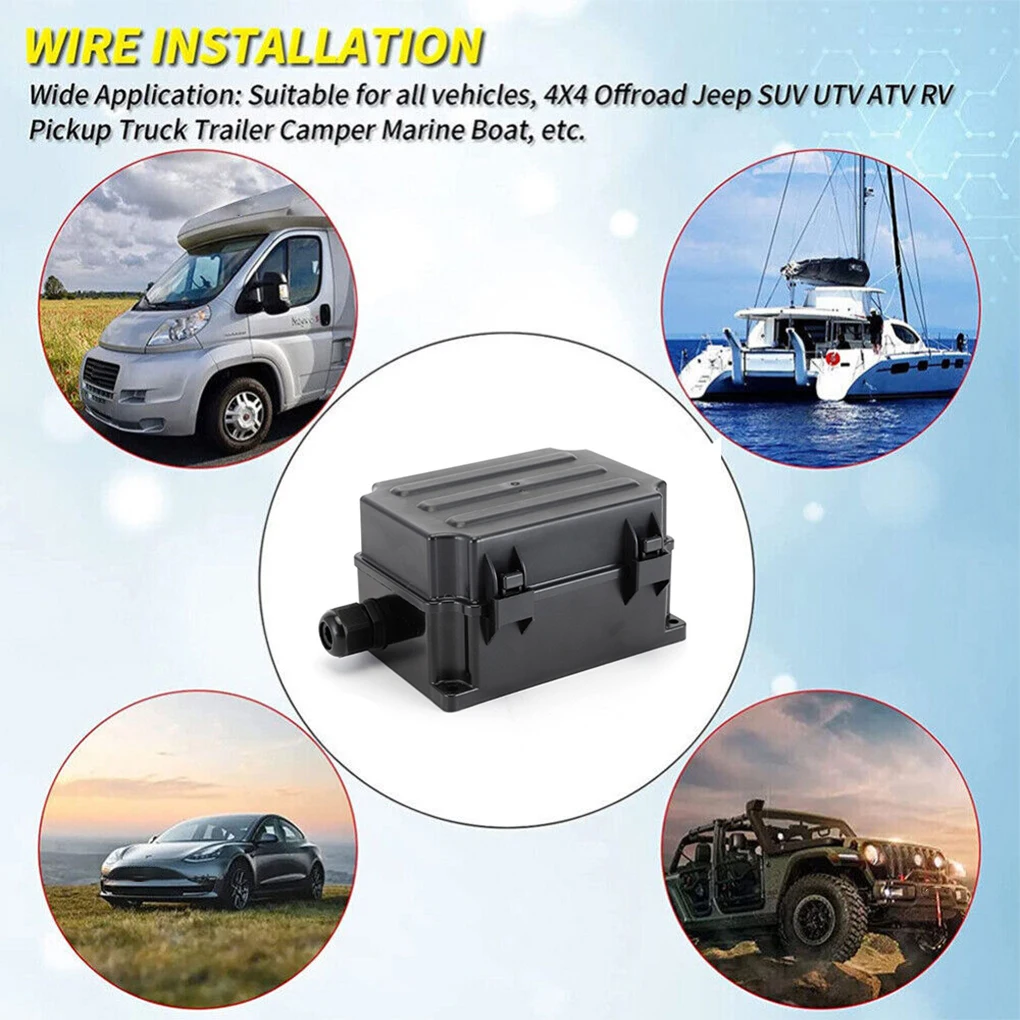 

Универсальное автомобильное морское 12-полосное реле, держатель предохранителей с 12 лезвиями, 12 В, 40 А, водонепроницаемый блок предохранителей, аксессуары для автомобилей, яхт