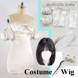 Anime ALIEN STAGE Sua Cosplay Costume Wig Gown Dress Halloween Party Roleplay Influencer Performance Clothes Sexy Lady Outfit