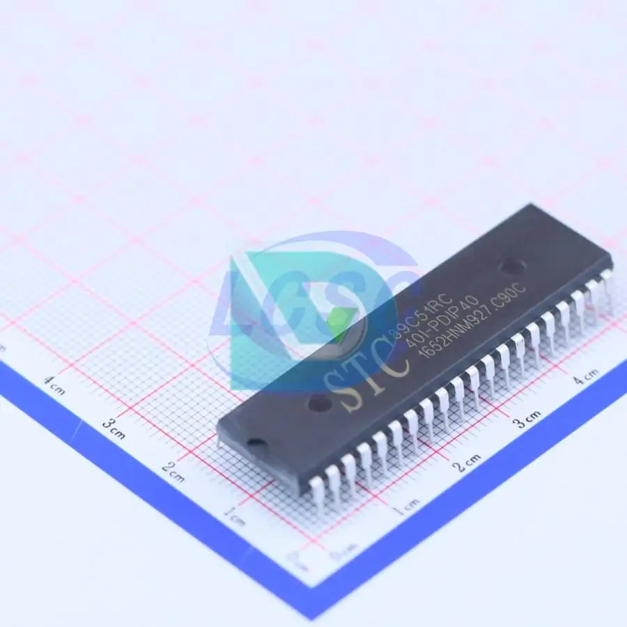 Microcontroladores STC89C51RC-40I-PDIP40 DIP-40 (MCU/MPU/SOC), chips nuevos y originales