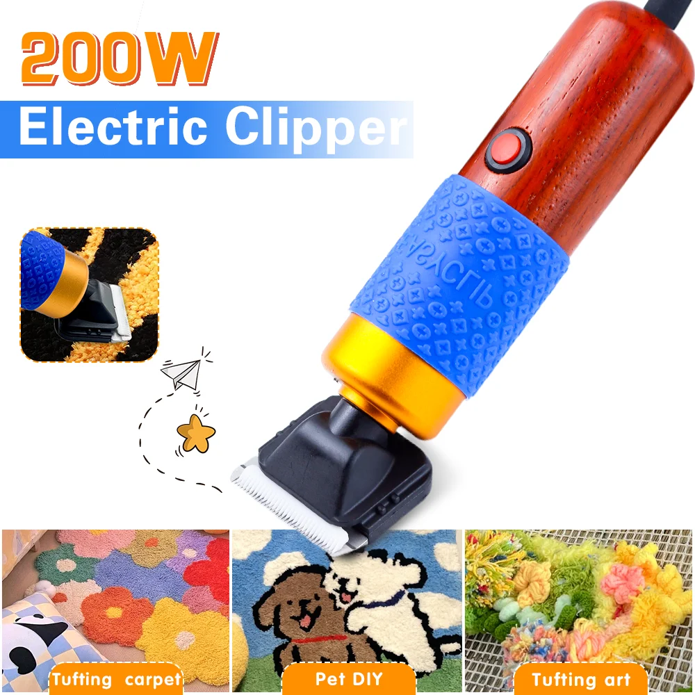 AC 110-240V Carpet trimmer low-noise carpet carving machine manual plush carpet making and cleaning, electric trimmer