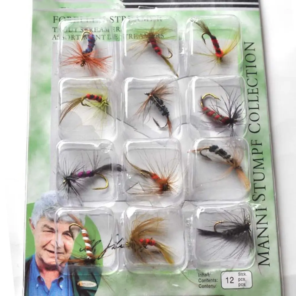 Perfect Decoy Mental Insects Flies Fly Fishing Lures Bait Sharpened Feather Artificial Insect Lure Bait Fish Tackle Outdoor