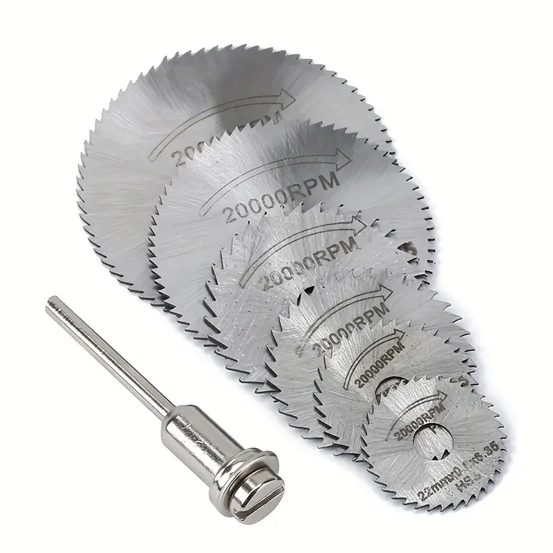 Cuchillas de corte de acero de alta velocidad, 7 piezas, para cortar madera, plástico, cobre, aluminio y metales blandos con facilidad