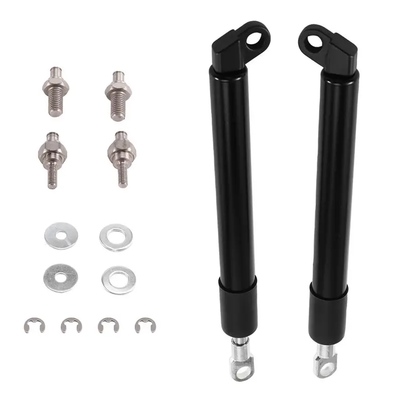 

AS57-For Ford RANGER-T9 22-25 Pickup Shock Assist 2PCS Stainless Steel Rear Tailgate Slow Gas Struts Dampers LHD
