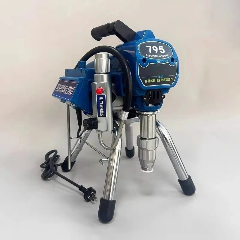 795 High-Pressure Electric Airless Spraying Machine Home Installation Latex Paint Painter with Plunger Painting Equipment