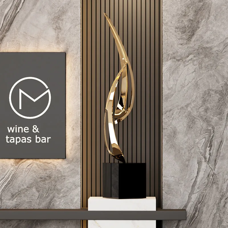 LTT1 modern light luxury entrance geometric floor art sculpture creative decorative ornament