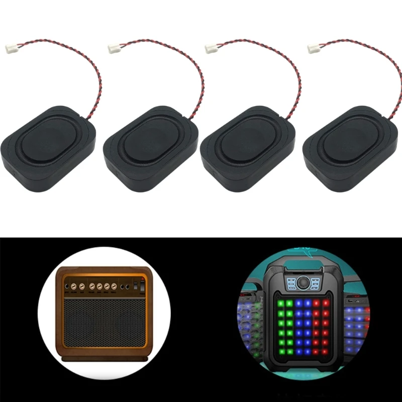 Pack of 6pcs 2030 Speaker Cavity Horn Loudspeaker 8Ohm 2Watt Rectangle Speaker 8Ω 2W 20x30mm for Notebook Computer