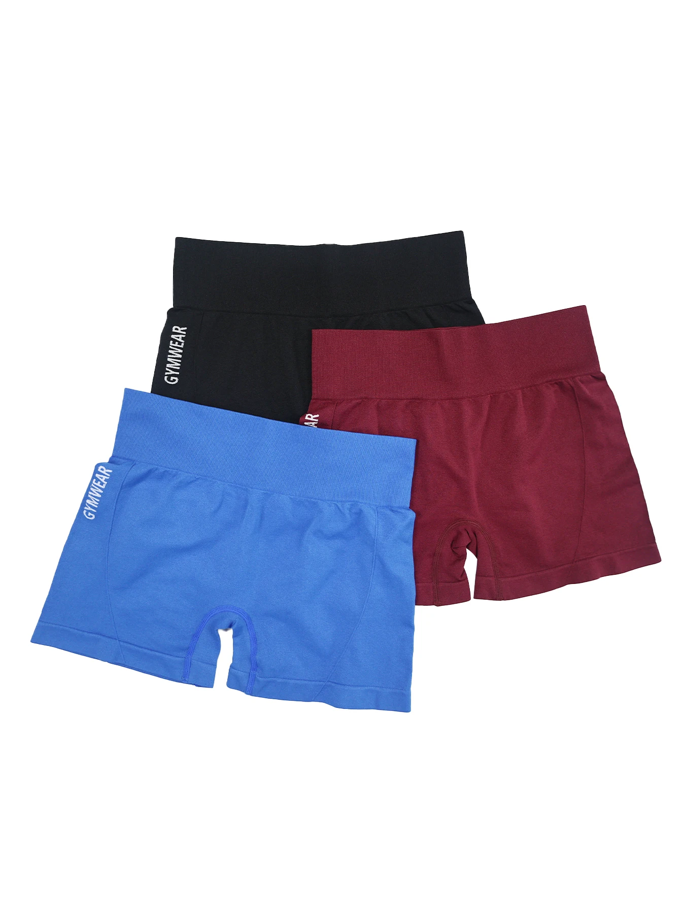 3 Stück Fitness Shorts weibliche enge Radsport Yoga atmungsaktive Sport hose Shorts mit hoher Taille