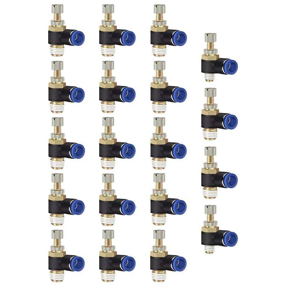 Pneumatics Air Throttle Valve Speed Control Quick Hose Tube Water Fitting Connector Pneumatic Fittings